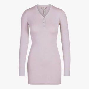 SKIMS Sleep Henley Dress